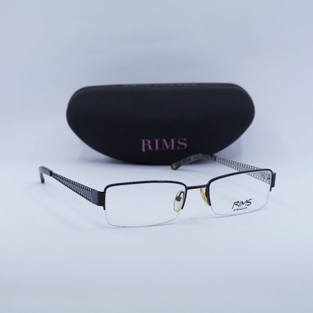 Final Price! Rims R31022 1608 Black Eyeglasses 54mm